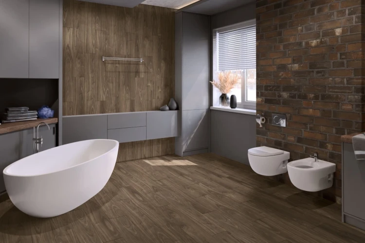 Кварц-виниловая плитка Damy Floor Family клеевая Орех Американский на Otdelka1.ru