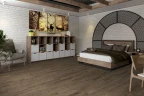 Кварц-виниловая плитка Damy Floor Family клеевая Орех Американский на Otdelka1.ru