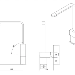 Смеситель EMAR EC-3014.12 Оникс