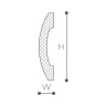 WD3 молдинг Wallstyl NMC 70х15х2000 мм на Otdelka1.ru