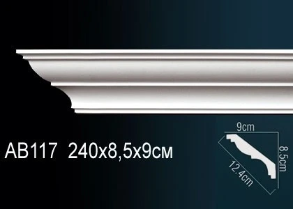Карниз Perfect / Перфект AB117F на Otdelka1.ru