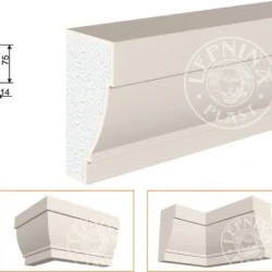 Фасадный карниз LepninaPlast КВ-290/1