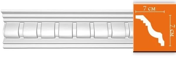 Потолочный плинтус с орнаментом Decomaster 95345 на Otdelka1.ru