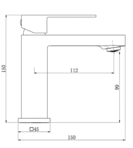 Смеситель Royce Волна RCM-120201WH для раковины, белый на Otdelka1.ru