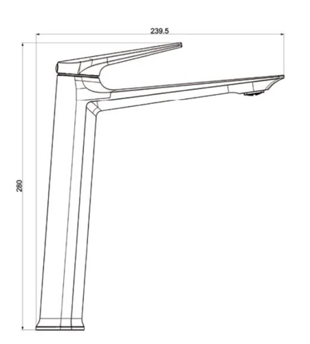 Смеситель Royce Про RCM-120502WH для раковины, белый на Otdelka1.ru