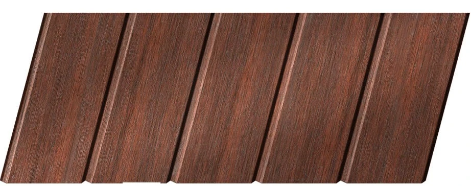Реечный потолок Ceiling group 75C 209 Махагон на Otdelka1.ru