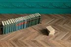 Кварц-виниловая плитка Винилам / Vinilam Chevron Glue RI153610CL4 Шеврон Нормандия на Otdelka1.ru
