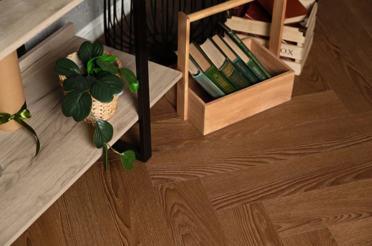 Виниловый Ламинат Винилам / Vinilam Parquet Herringbone IS11200 Паркет Винсент на Otdelka1.ru