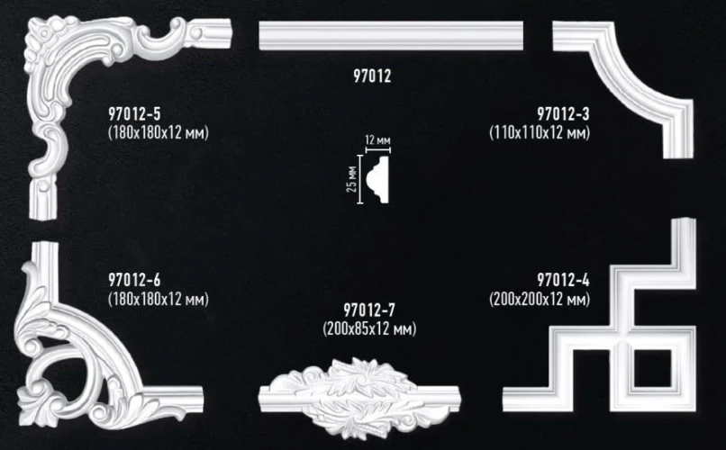 Угол декоративный Decomaster 97012-6 на Otdelka1.ru