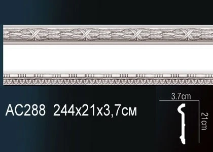 Молдинг с рисунком Perfect / Перфект AC288 на Otdelka1.ru