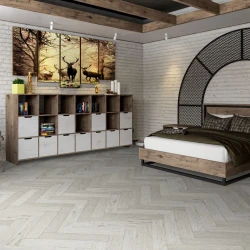 Кварц-виниловая плитка Damy Floor London клеевая Йорк