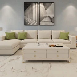 Кварцевый ламинат MSPC Stone Floor 2820-4 MР Бело-серый Мрамор