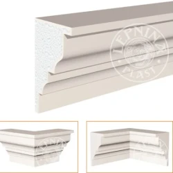 Фасадный карниз LepninaPlast КВ-330/1