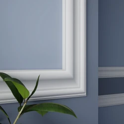Молдинг белый Ultrawood U 0009p 2000x15x55
