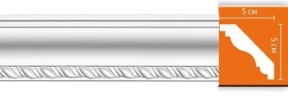 Потолочный плинтус с орнаментом Decomaster 95638 гибкий на Otdelka1.ru