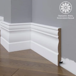 Плинтус МДФ Madest Decor эмаль белый 24-136-16
