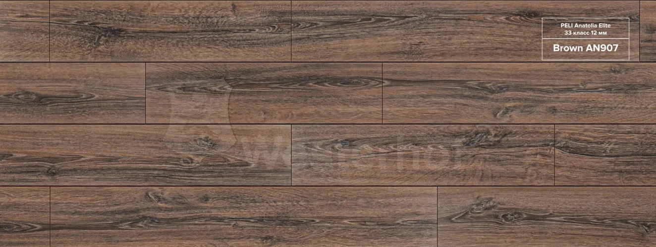 Ламинат Peli Anatolia Elite 907 Brown на Otdelka1.ru