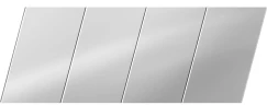 Реечный потолок Ceiling group 100P 131 Хром зеркало на Otdelka1.ru
