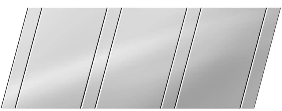 Реечный потолок Ceiling group 100P 131 Хром зеркало на Otdelka1.ru