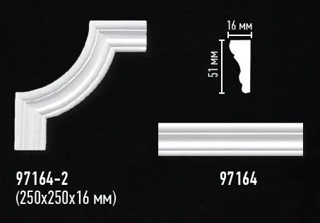Угол декоративный Decomaster 97164-2 на Otdelka1.ru