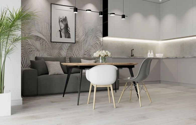 Кварцевый ламинат Stone Floor 91799-7 MP Дуб Зимний вечер на Otdelka1.ru