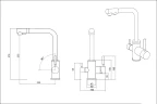 Смеситель EMAR EC-3003 3003N.9 Алмаз на Otdelka1.ru