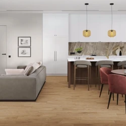 Кварц-виниловый ламинат Damy floor Family 0036-2 Орех Европейский