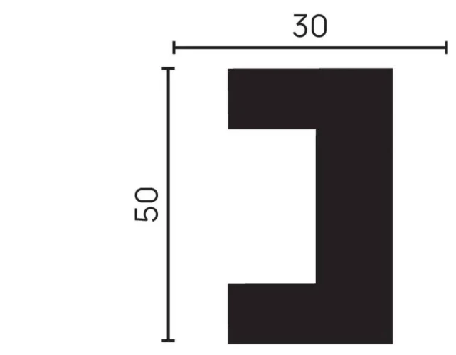 Молдинг Decor Dizayn 613-64SH на Otdelka1.ru