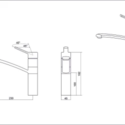 Смеситель EMAR EC-3011.5 Агат