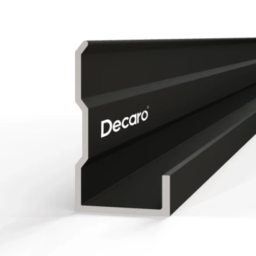 Торцевой профиль Decaro D1183 Черный анодированный на Otdelka1.ru