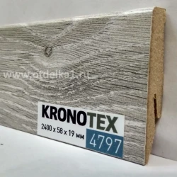 Плинтус МДФ Кронотекс / Kronotex 4797 Дуб горный серебристый